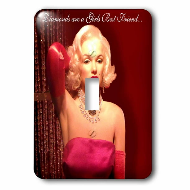 SINGLE Light Switch Plate MARILYN MONROE Cover